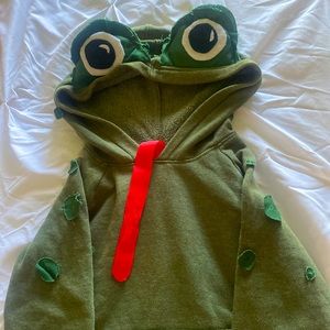 Handmade frog costume